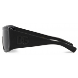 Dolce & Gabbana - Occhiale da Sole DG Crossed - Nero Grigio Scuro - Dolce & Gabbana Eyewear