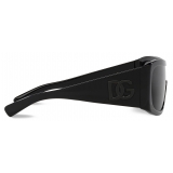 Dolce & Gabbana - Occhiale da Sole DG Crossed - Nero Grigio Scuro - Dolce & Gabbana Eyewear