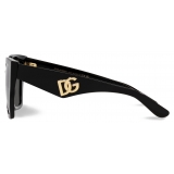 Dolce & Gabbana - Occhiale da Sole DG Crossed - Nero Grigio Scuro - Dolce & Gabbana Eyewear