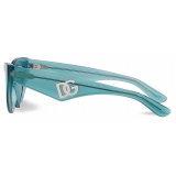 Dolce & Gabbana - Occhiale da Sole DG Crossed - Azzurro - Dolce & Gabbana Eyewear