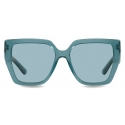 Dolce & Gabbana - DG Crossed Sunglasses - Azure - Dolce & Gabbana Eyewear