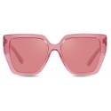 Dolce & Gabbana - Occhiale da Sole DG Crossed - Rosa - Dolce & Gabbana Eyewear