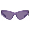 Dolce & Gabbana - Occhiale da Sole DG Crossed - Viola - Dolce & Gabbana Eyewear