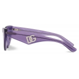 Dolce & Gabbana - DG Crossed Sunglasses - Purple - Dolce & Gabbana Eyewear