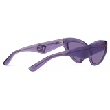 Dolce & Gabbana - Occhiale da Sole DG Crossed - Viola - Dolce & Gabbana Eyewear