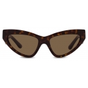 Dolce & Gabbana - Occhiale da Sole DG Crossed - Havana - Dolce & Gabbana Eyewear