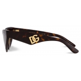 Dolce & Gabbana - Occhiale da Sole DG Crossed - Havana - Dolce & Gabbana Eyewear