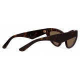 Dolce & Gabbana - Occhiale da Sole DG Crossed - Havana - Dolce & Gabbana Eyewear