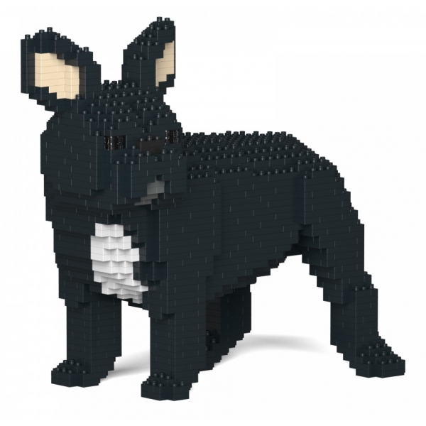 Jekca - French Bulldog 03S-M03 - Lego - Scultura - Costruzione - 4D - Animali di Mattoncini - Toys