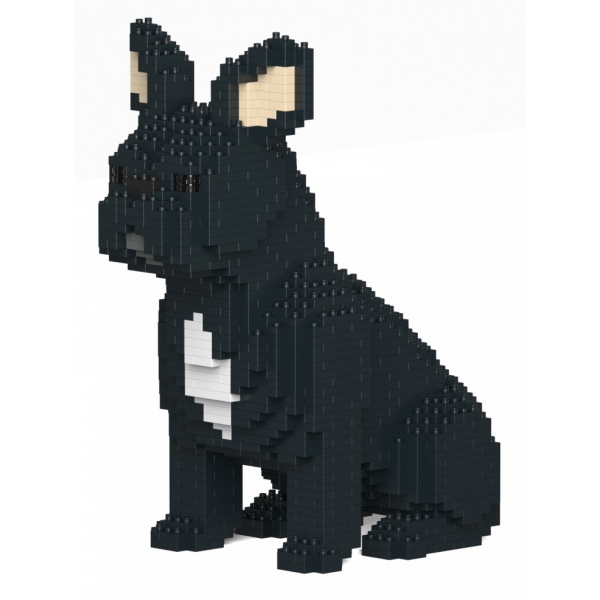Jekca - French Bulldog 04S-M03 - Lego - Scultura - Costruzione - 4D - Animali di Mattoncini - Toys