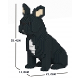 Jekca - French Bulldog 04S-M03 - Lego - Sculpture - Construction - 4D - Brick Animals - Toys