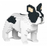 Jekca - French Bulldog 02S-M04 - Lego - Scultura - Costruzione - 4D - Animali di Mattoncini - Toys