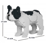 Jekca - French Bulldog 01S-M04 - Lego - Scultura - Costruzione - 4D - Animali di Mattoncini - Toys