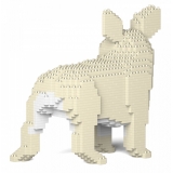 Jekca - French Bulldog 03S-M02 - Lego - Scultura - Costruzione - 4D - Animali di Mattoncini - Toys