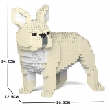 Jekca - French Bulldog 03S-M02 - Lego - Scultura - Costruzione - 4D - Animali di Mattoncini - Toys
