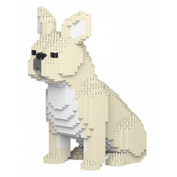 Jekca - French Bulldog 04S-M02 - Lego - Sculpture - Construction - 4D - Brick Animals - Toys