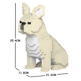 Jekca - French Bulldog 04S-M02 - Lego - Scultura - Costruzione - 4D - Animali di Mattoncini - Toys