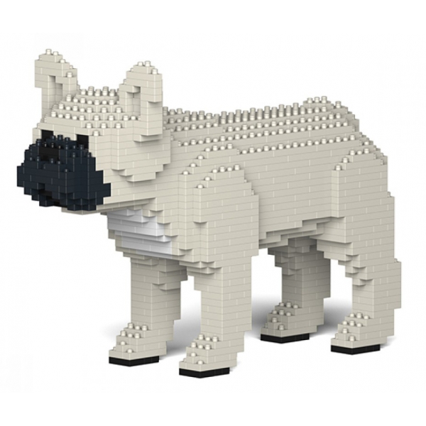 Jekca - French Bulldog 01S-M06 - Lego - Scultura - Costruzione - 4D - Animali di Mattoncini - Toys