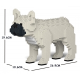 Jekca - French Bulldog 01S-M06 - Lego - Sculpture - Construction - 4D - Brick Animals - Toys