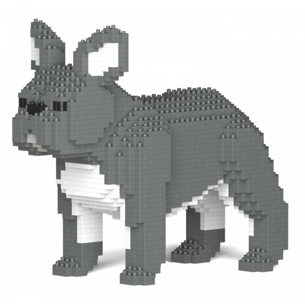 Jekca - French Bulldog 02S-M05 - Lego - Scultura - Costruzione - 4D - Animali di Mattoncini - Toys