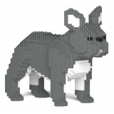 Jekca - French Bulldog 02S-M05 - Lego - Sculpture - Construction - 4D - Brick Animals - Toys