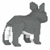 Jekca - French Bulldog 02S-M05 - Lego - Sculpture - Construction - 4D - Brick Animals - Toys