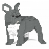 Jekca - French Bulldog 03S-M05 - Lego - Scultura - Costruzione - 4D - Animali di Mattoncini - Toys