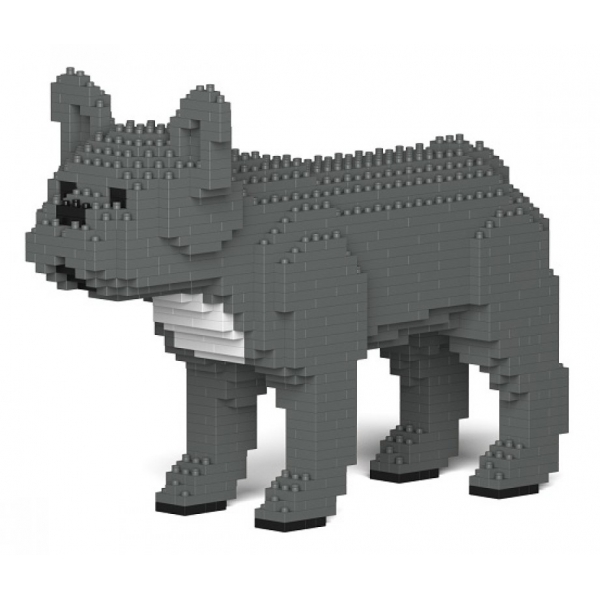 Jekca - French Bulldog 01S-M07 - Lego - Sculpture - Construction - 4D - Brick Animals - Toys