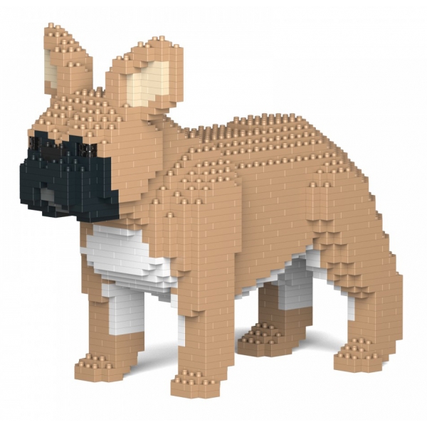 Jekca - French Bulldog 02S-M01 - Lego - Sculpture - Construction - 4D - Brick Animals - Toys