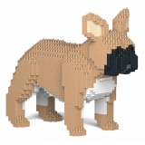 Jekca - French Bulldog 02S-M01 - Lego - Sculpture - Construction - 4D - Brick Animals - Toys