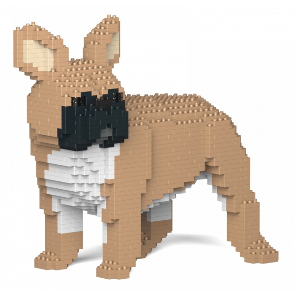 Jekca - French Bulldog 03S-M01 - Lego - Scultura - Costruzione - 4D - Animali di Mattoncini - Toys