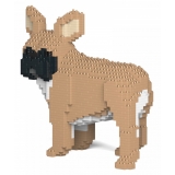 Jekca - French Bulldog 03S-M01 - Lego - Sculpture - Construction - 4D - Brick Animals - Toys