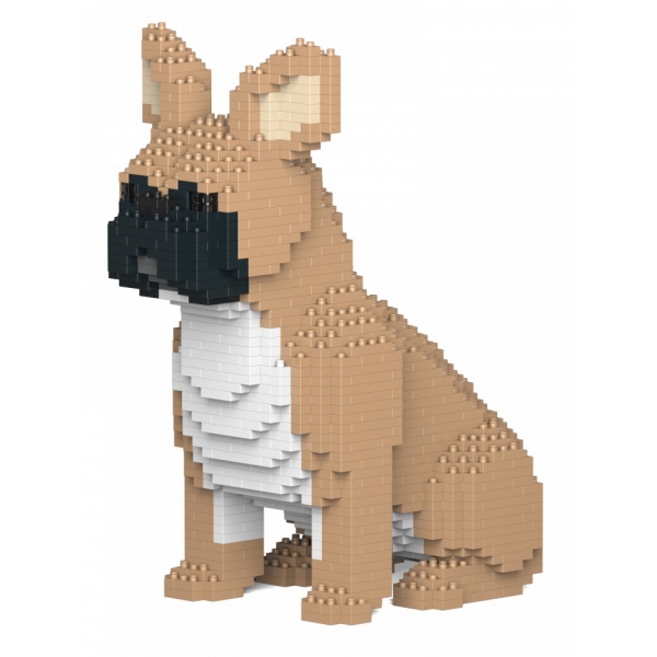 Jekca - French Bulldog 04S-M01 - Lego - Sculpture - Construction - 4D - Brick Animals - Toys