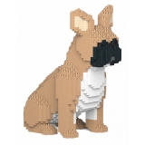 Jekca - French Bulldog 04S-M01 - Lego - Sculpture - Construction - 4D - Brick Animals - Toys