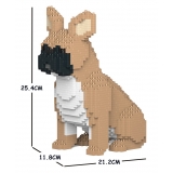 Jekca - French Bulldog 04S-M01 - Lego - Sculpture - Construction - 4D - Brick Animals - Toys