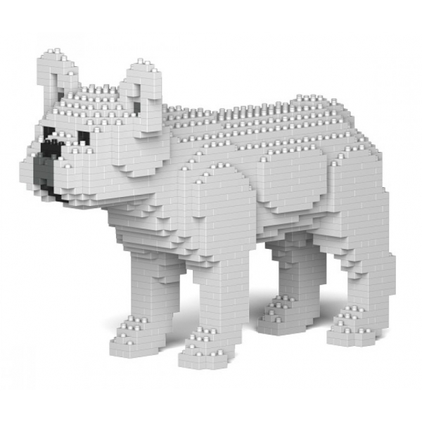 Jekca - French Bulldog 01S-M05 - Lego - Scultura - Costruzione - 4D - Animali di Mattoncini - Toys