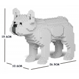 Jekca - French Bulldog 01S-M05 - Lego - Sculpture - Construction - 4D - Brick Animals - Toys