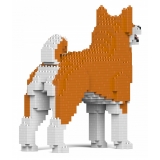 Jekca - Akita Inu 01S-M01 - Lego - Scultura - Costruzione - 4D - Animali di Mattoncini - Toys