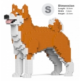 Jekca - Akita Inu 01S-M01 - Lego - Scultura - Costruzione - 4D - Animali di Mattoncini - Toys
