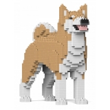 Jekca - Akita Inu 01S-M02 - Lego - Sculpture - Construction - 4D - Brick Animals - Toys