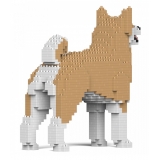 Jekca - Akita Inu 01S-M02 - Lego - Sculpture - Construction - 4D - Brick Animals - Toys