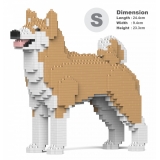 Jekca - Akita Inu 01S-M02 - Lego - Sculpture - Construction - 4D - Brick Animals - Toys