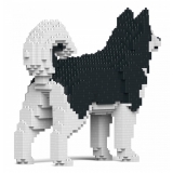 Jekca - Alaskan Malamute 01S-M01 - Lego - Sculpture - Construction - 4D - Brick Animals - Toys