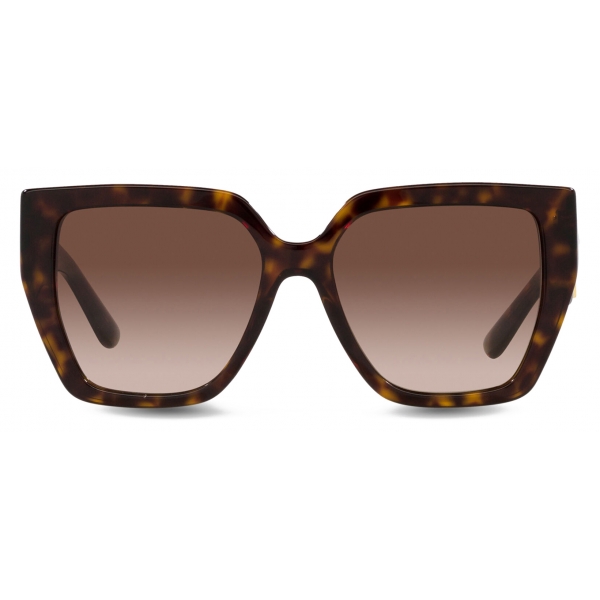 Dolce & Gabbana - DG Crossed Sunglasses - Havana - Dolce & Gabbana Eyewear