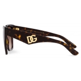 Dolce & Gabbana - DG Crossed Sunglasses - Havana - Dolce & Gabbana Eyewear