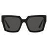 Dolce & Gabbana - DG Diva Sunglasses - Black Silver Dark Grey - Dolce & Gabbana Eyewear