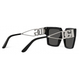 Dolce & Gabbana - DG Diva Sunglasses - Black Silver Dark Grey - Dolce & Gabbana Eyewear