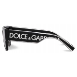 Dolce & Gabbana - Occhiale da Sole DG Elastic - Nero Grigio Scuro - Dolce & Gabbana Eyewear