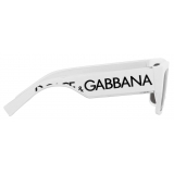 Dolce & Gabbana - DG Elastic Sunglasses - White Dark Grey - Dolce & Gabbana Eyewear