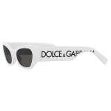 Dolce & Gabbana - DG Elastic Sunglasses - White - Dolce & Gabbana Eyewear